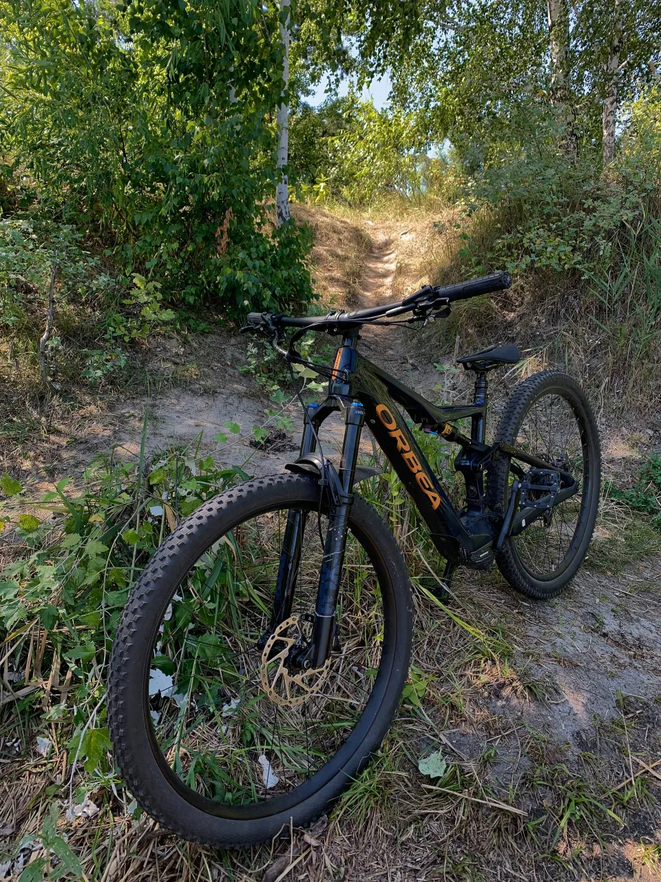 Електровелосипед Orbea Rise 2022, карбон, М фото 2