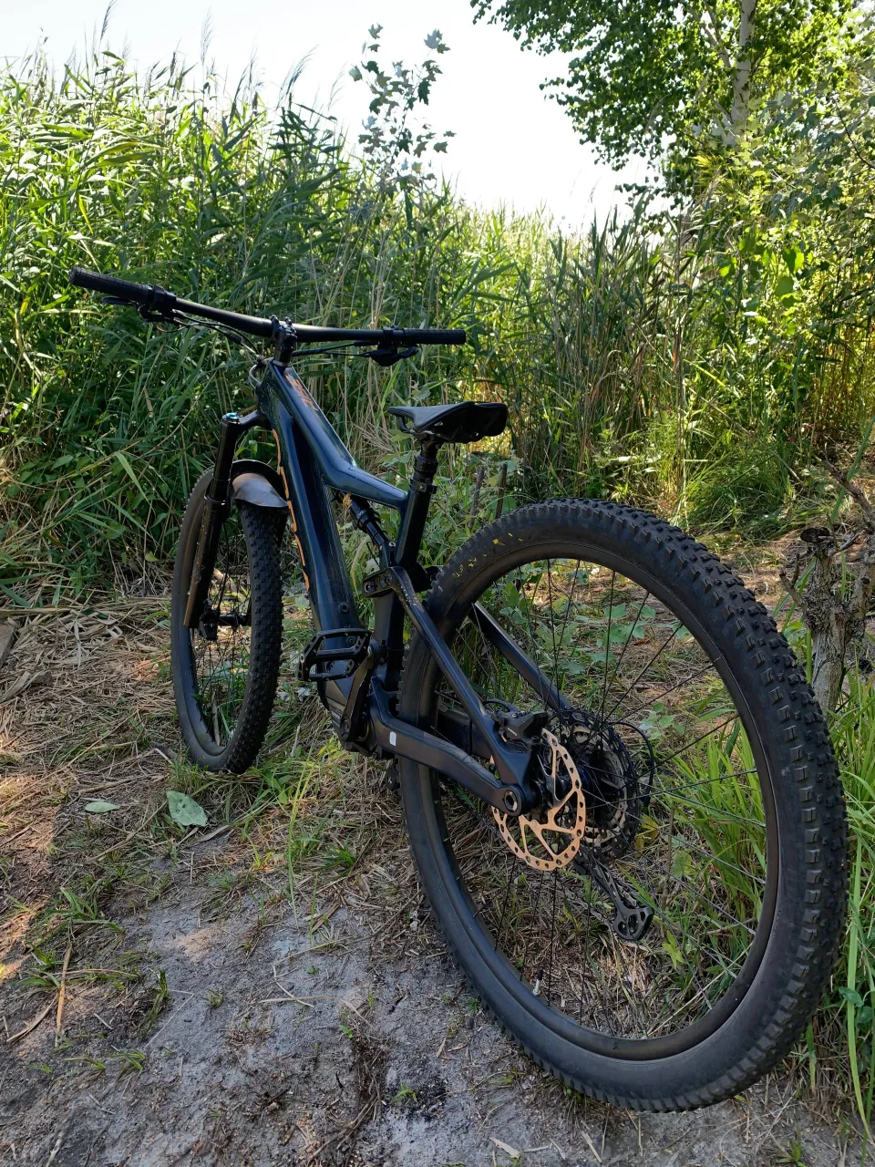 Електровелосипед Orbea Rise 2022, карбон, М фото 4