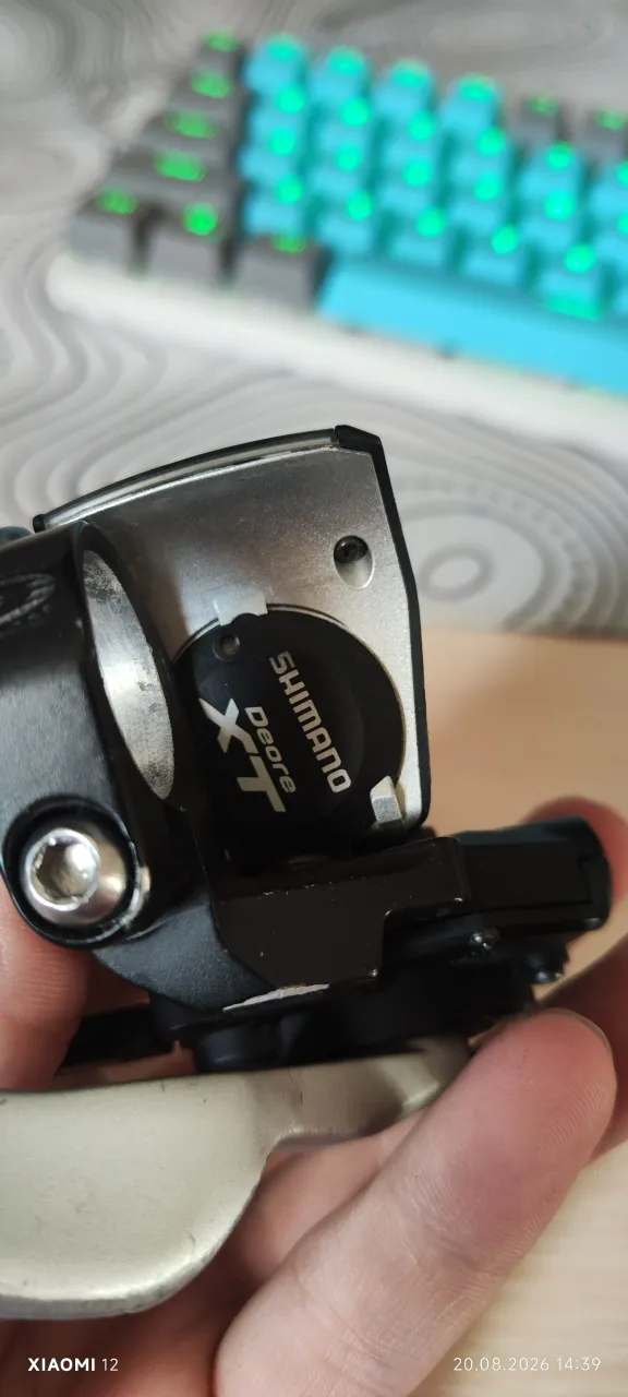 Манетка Shimano Deore XT передня 3 швидкості фото 4
