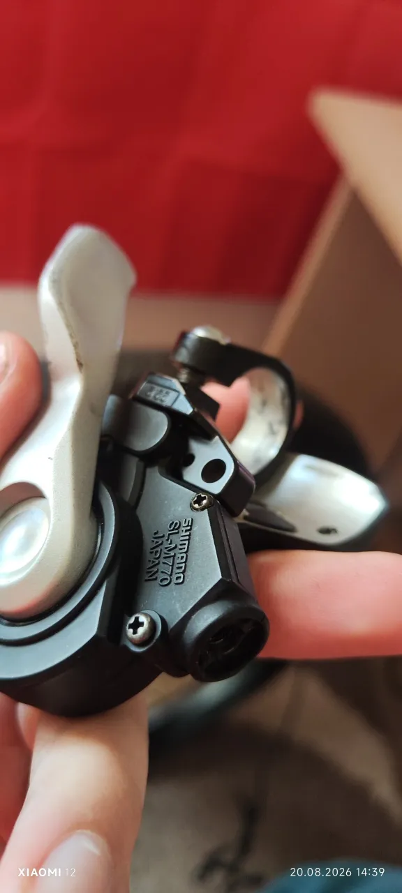 Манетка Shimano Deore XT передня 3 швидкості фото 5