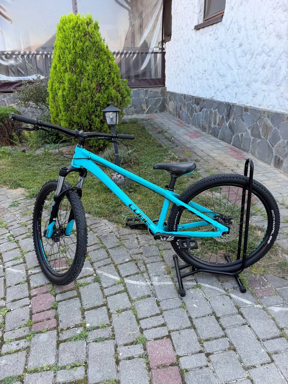 Рама Cube Flying Circus + вилка Manitou Circus + гальма Shimano MT400 + колеса + кермо та ін. фото 1