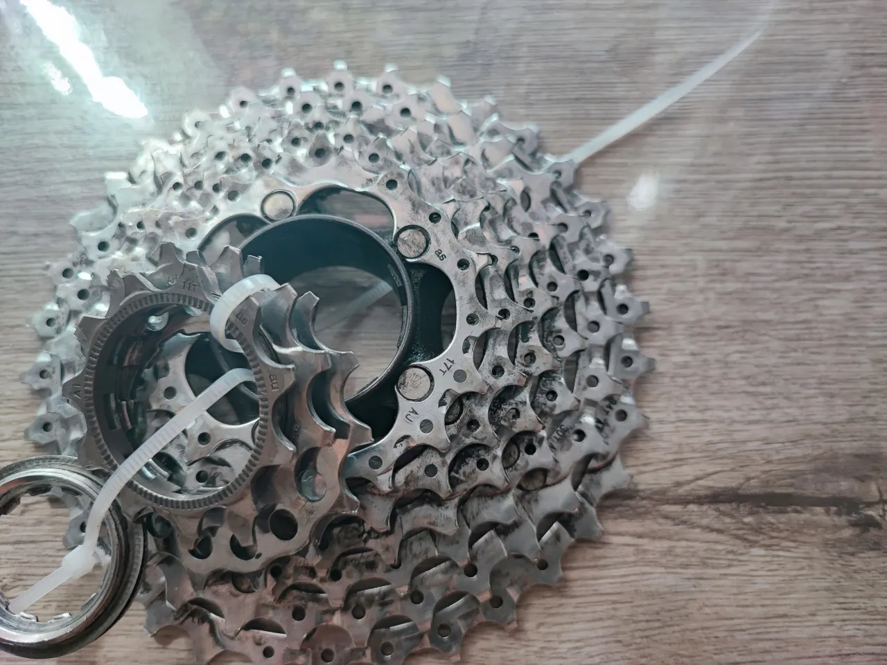 Касета Shimano Deore XT CS-M770 9s + ланцюг фото 1
