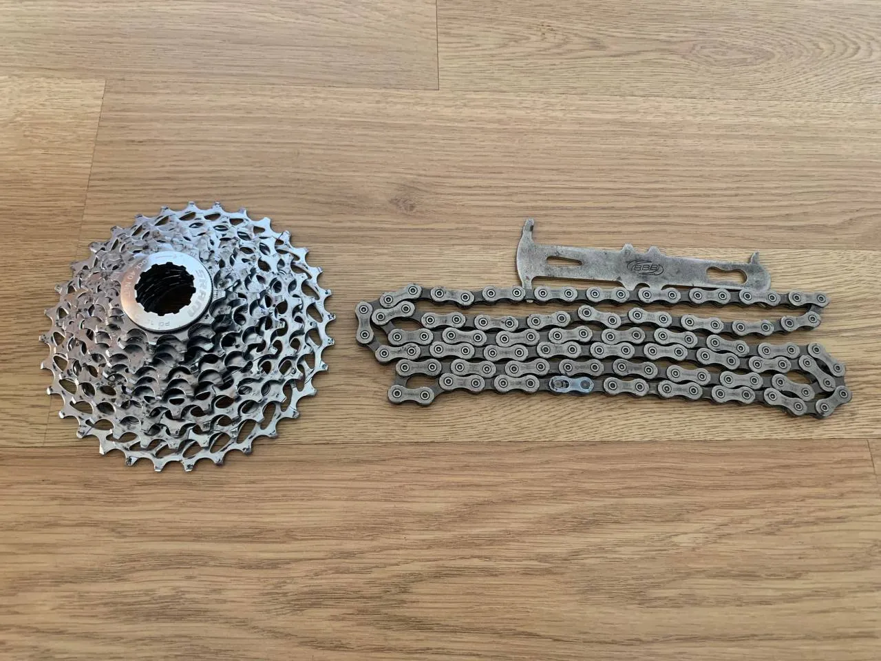 Касета Sram 1070 + ланцюг HG95 фото 1
