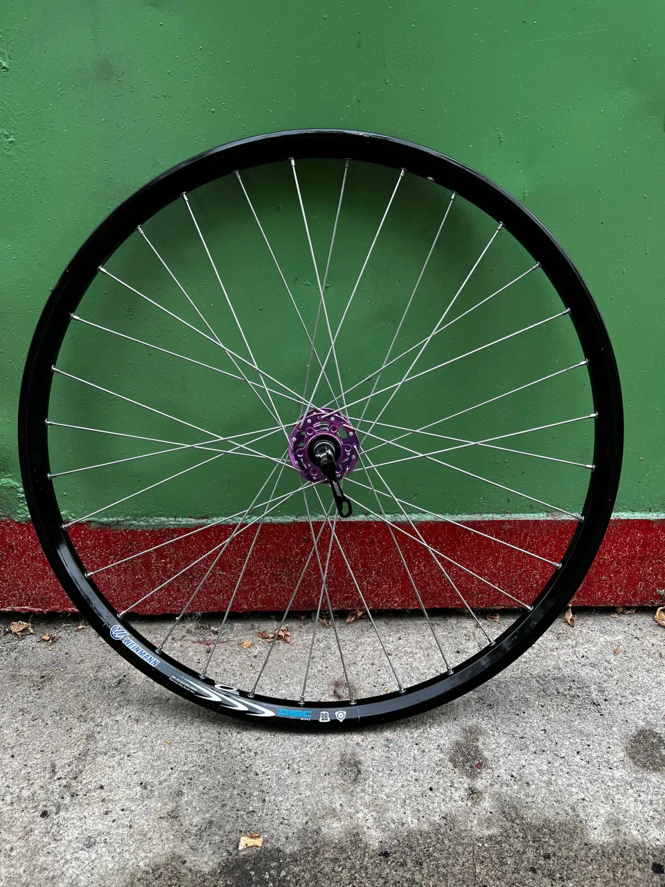 Переднє колесо 26" Wienmann Disc Bull + Hassns Pro 7 фото 1