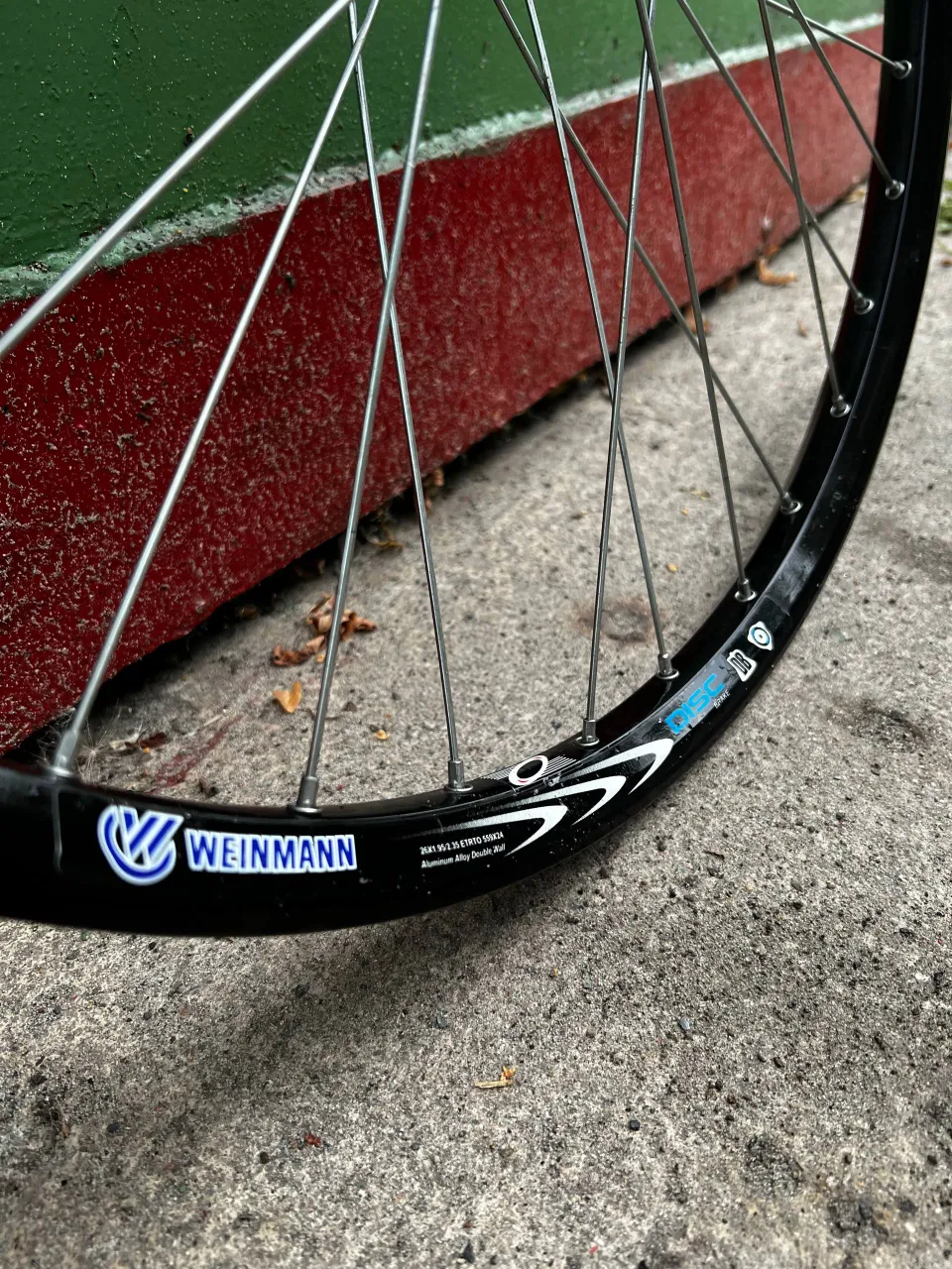 Переднє колесо 26" Wienmann Disc Bull + Hassns Pro 7 фото 2