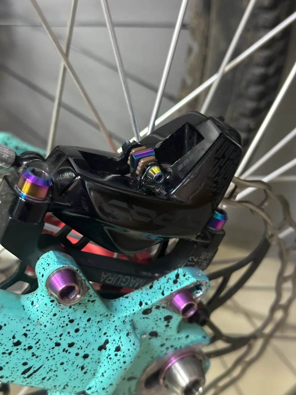 Гальма SRAM Code RSC rainbow фото 4