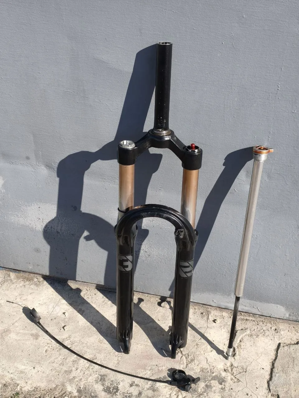 Вилка повітряна 120-140mm 32mm ноги фото 1