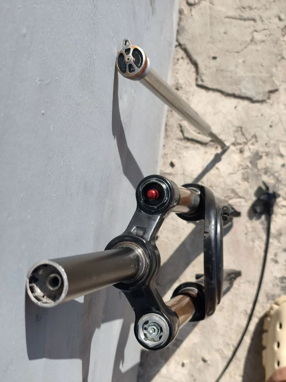 Вилка повітряна 120-140mm 32mm ноги фото 2