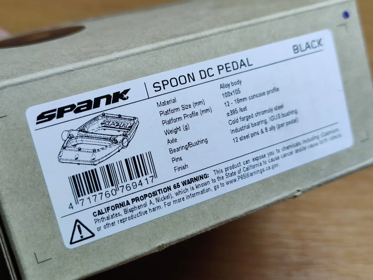 Педалі SPANK SPOON DC black фото 6