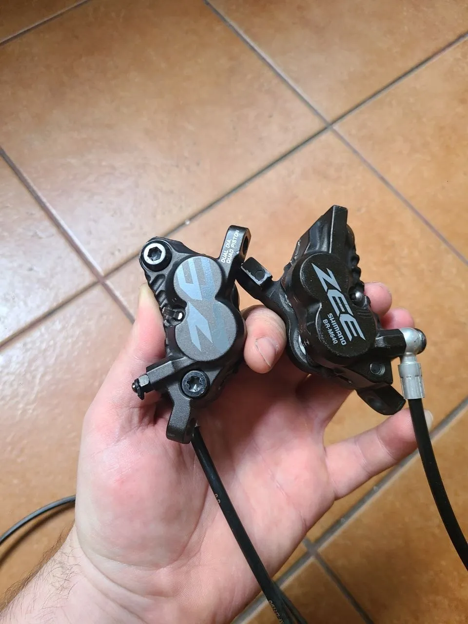 Гідравлічні гальма Shimano Zee фото 3