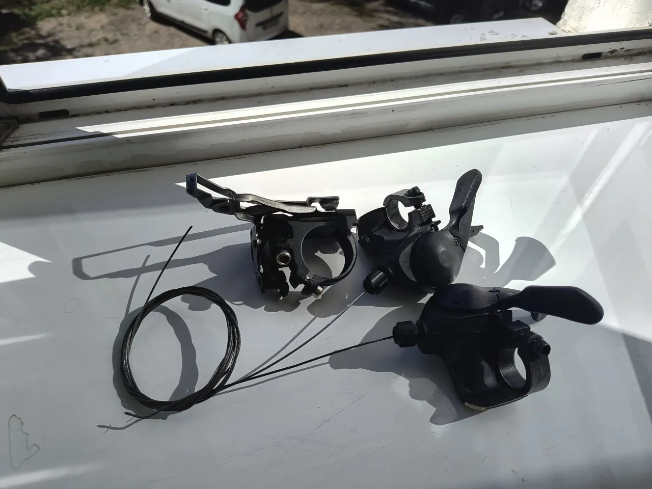 Перемикач передній Shimano FD-M430 + монетки Shimano Alivio фото 4