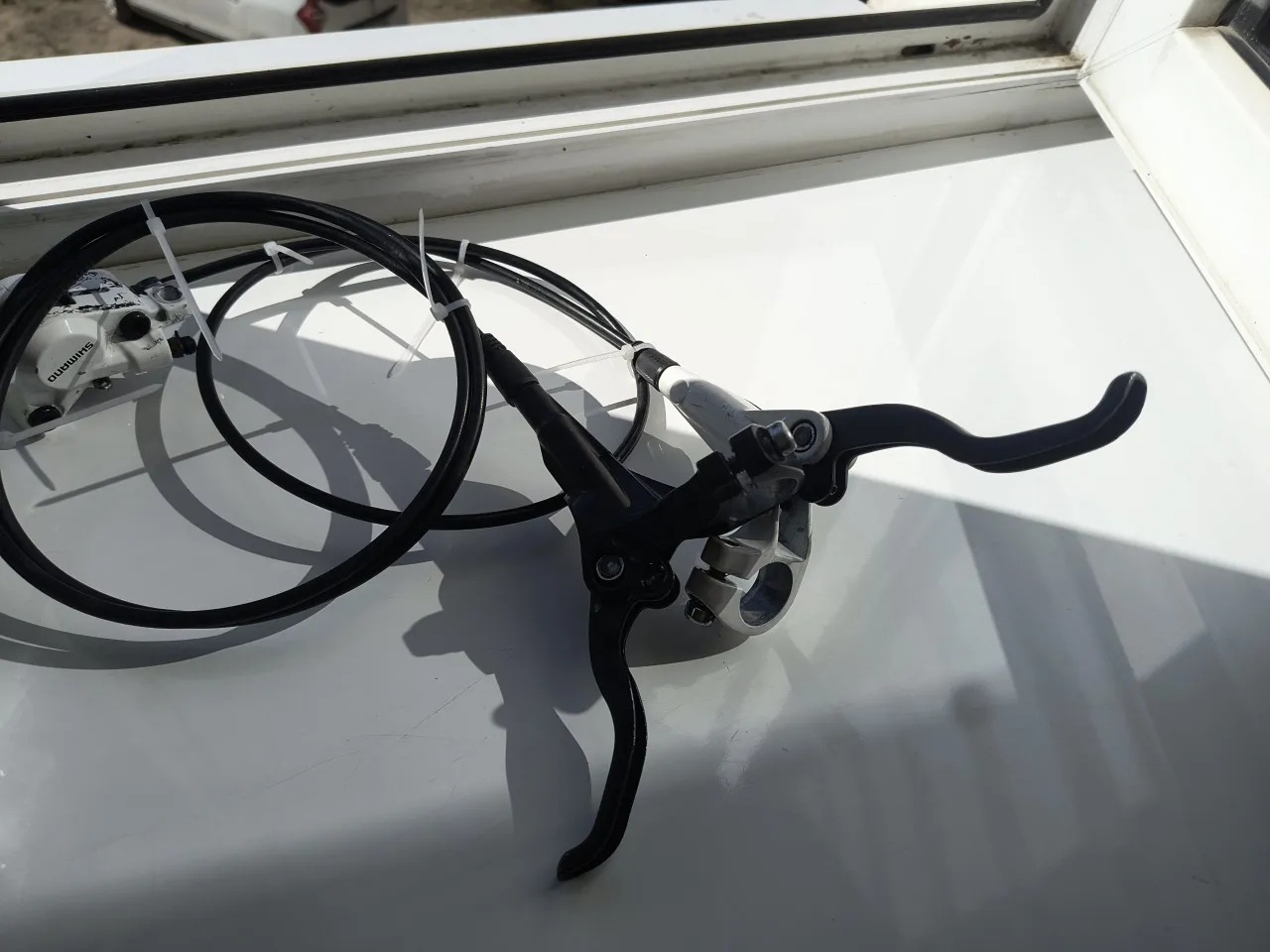 Гідравлічні гальма Shimano BR-M446 + ручки BL-M445/M396 фото 4