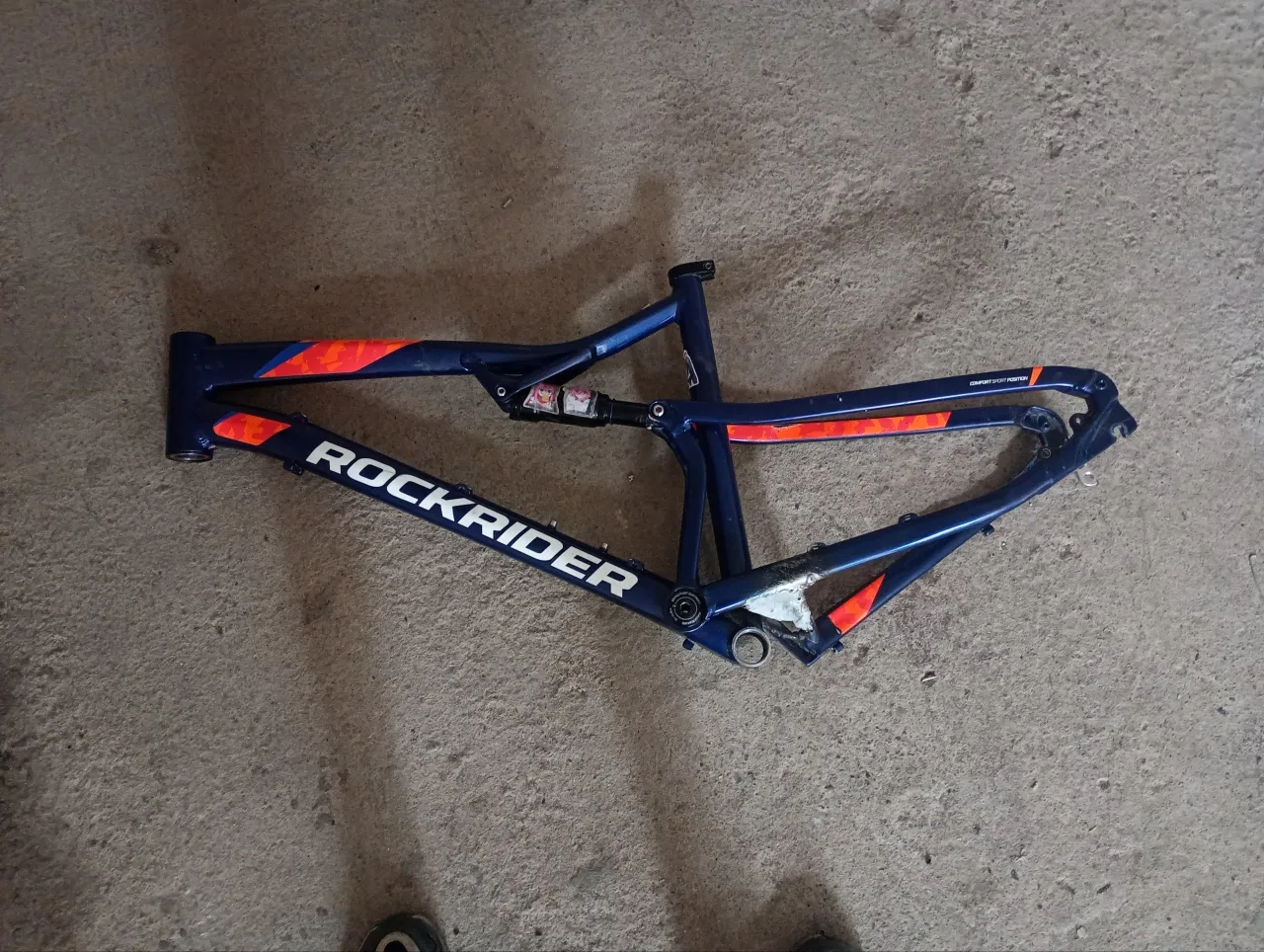 Рама Rockrider ST 540 L з амортизатором X Fusion 190-51 фото 4