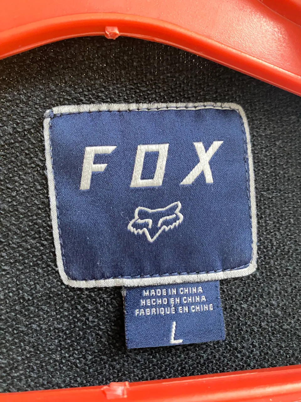 Джерсі Fox чорний L фото 3
