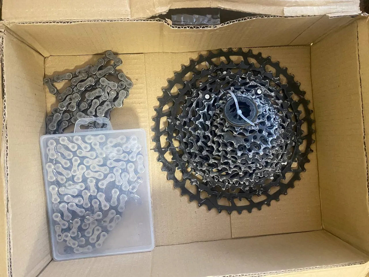 Касета SRAM SX 11-50 + ланцюг KMC фото 1