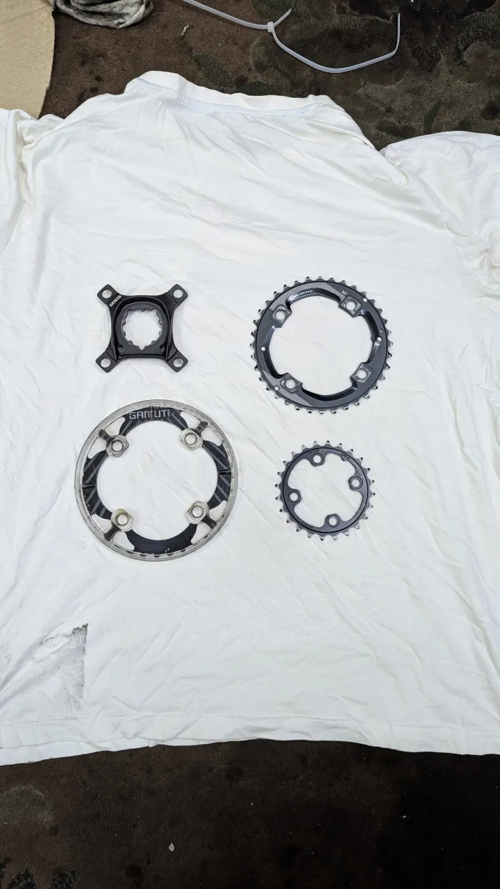 SRAM pavuk Direct Mount 3-bolt + зірки 2x11 + рокрінг Gamut фото 6