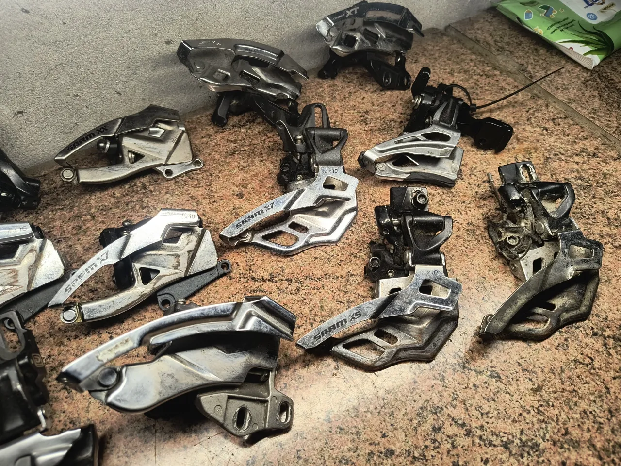 Монетки передні + перекидки SRAM + Shimano фото 8