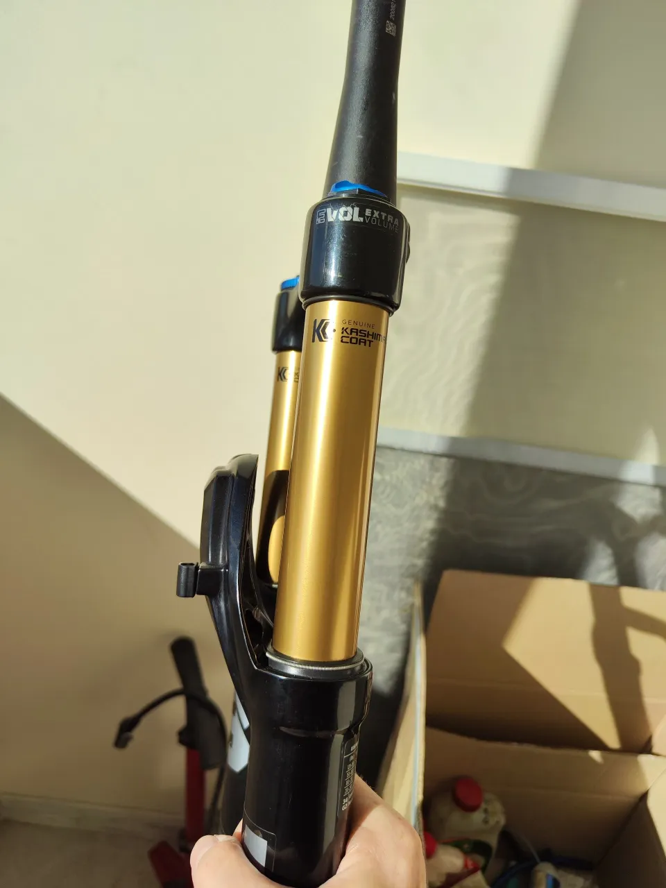 Вилка Fox Factory 34 130mm Fit Grip 2 Kashima 29" фото 2