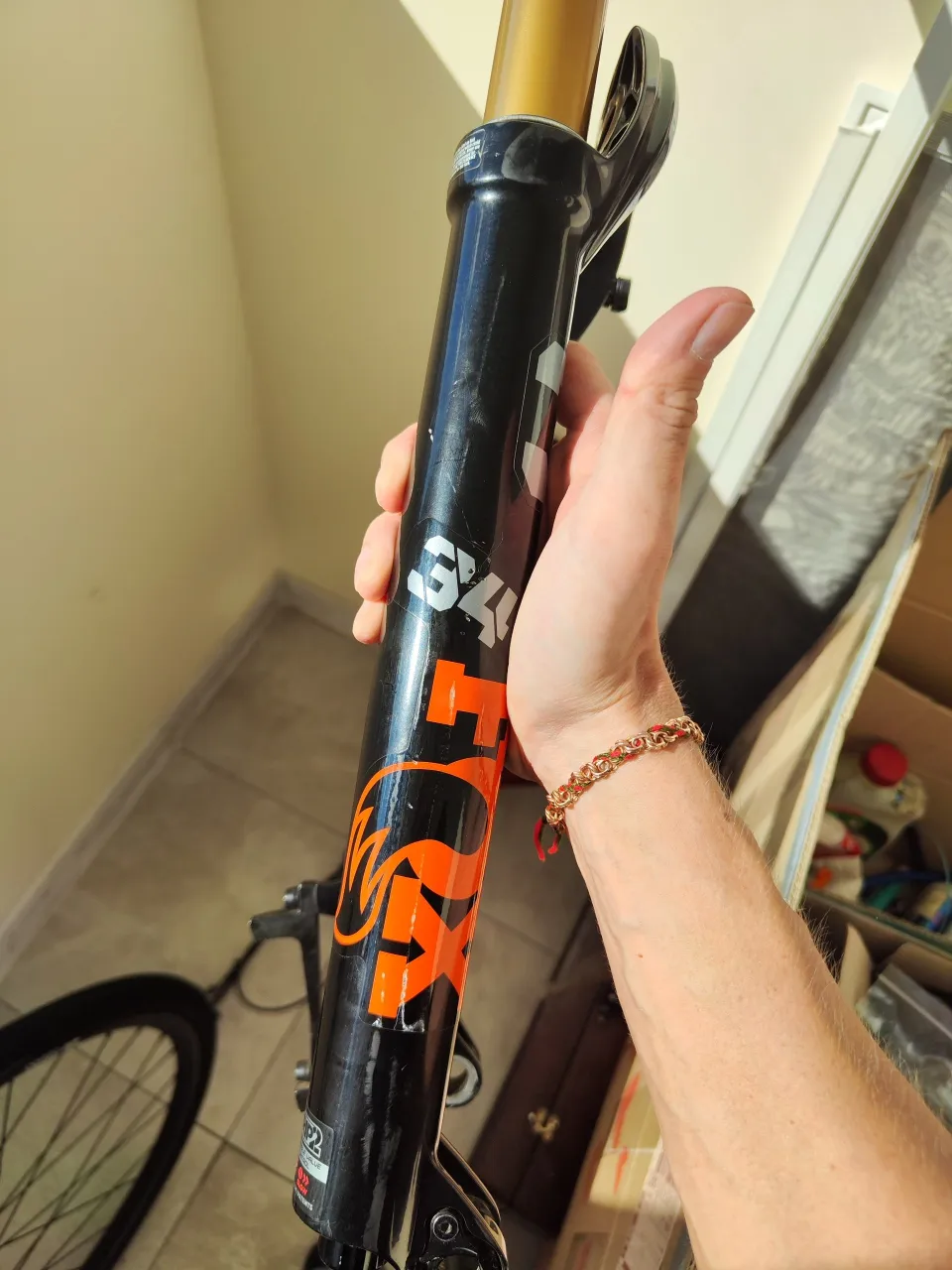 Вилка Fox Factory 34 130mm Fit Grip 2 Kashima 29" фото 5