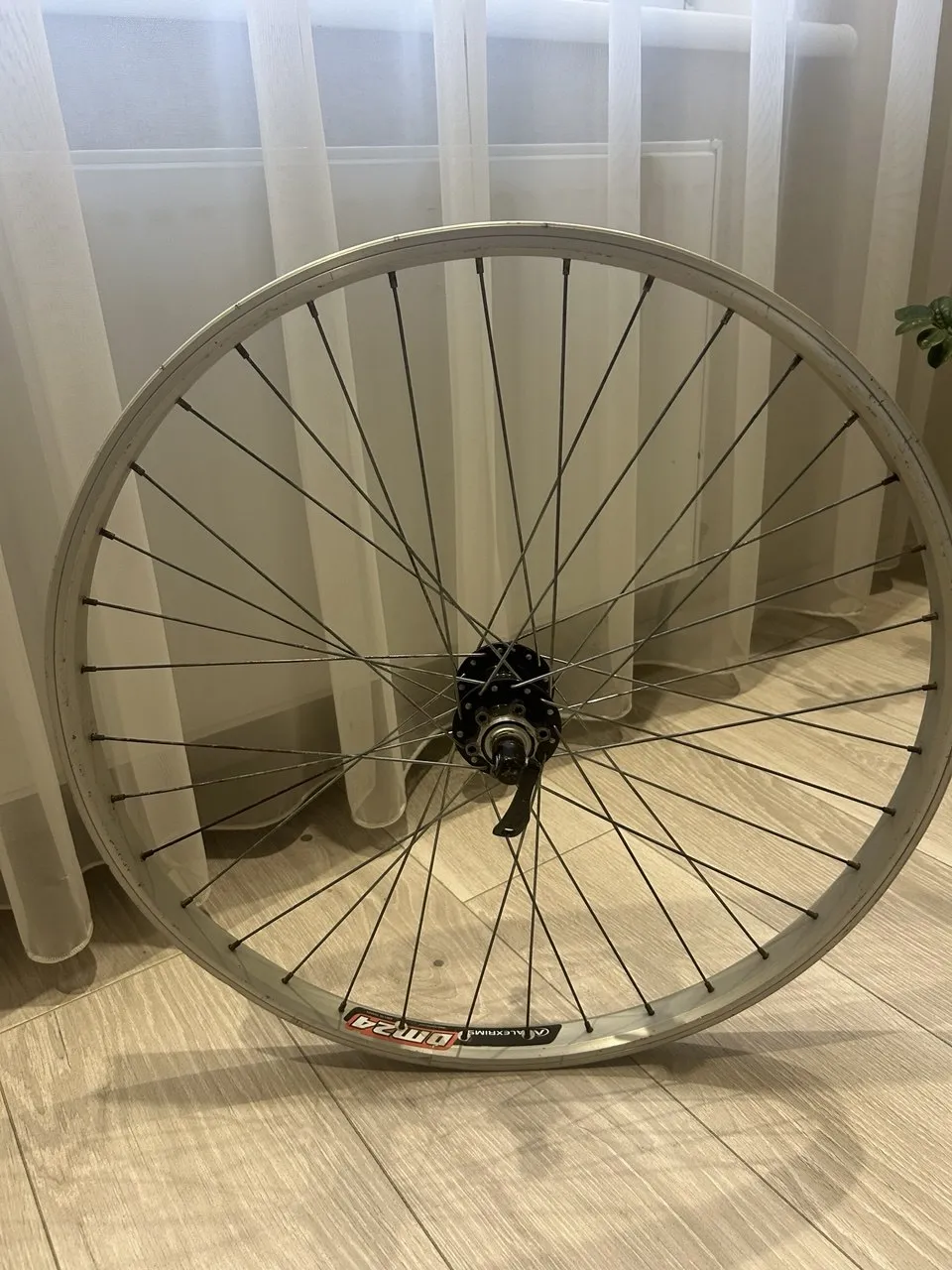 Колесо переднє Alexrims DM-24 26" 32 спиці Novatex фото 3