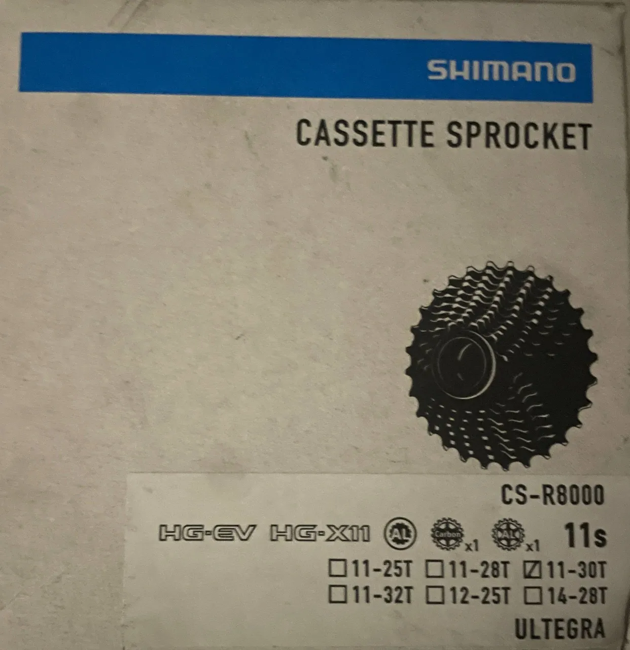Shimano CS-8000 касета фото 1