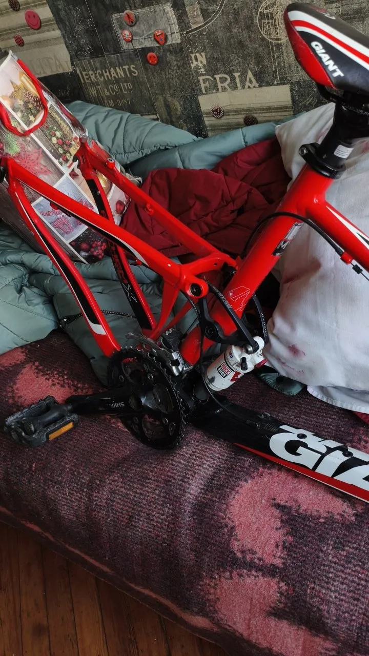 Рама Giant Anthem X 26" M + RockShox Monarch R + компоненти фото 4