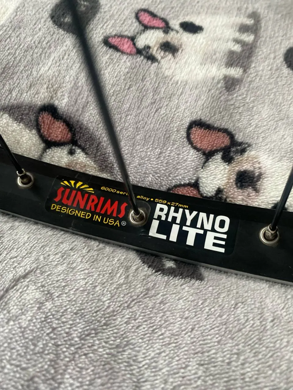 Колесо Sun Rims Rhino Lite з ротором Shimano 160 мм фото 1