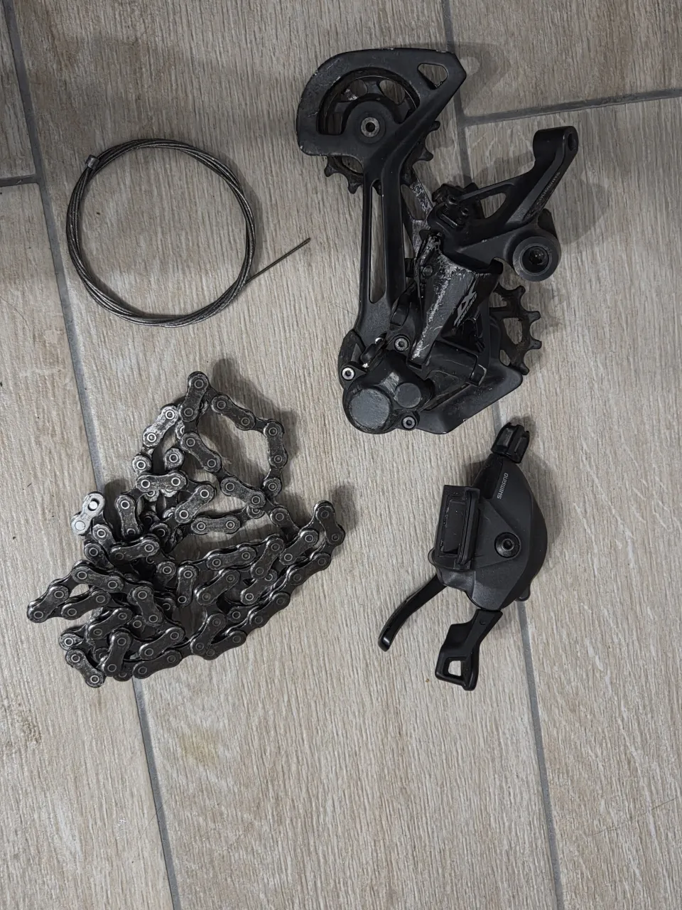 Трансмісія Shimano Deore XT 11 + касета SRAM 11 фото 1