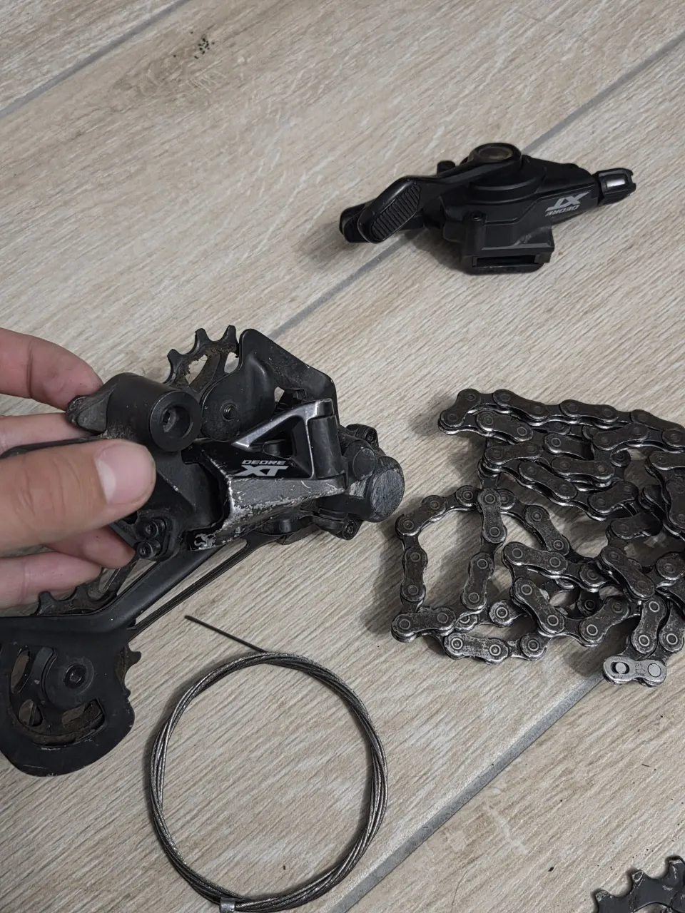 Трансмісія Shimano Deore XT 11 + касета SRAM 11 фото 3
