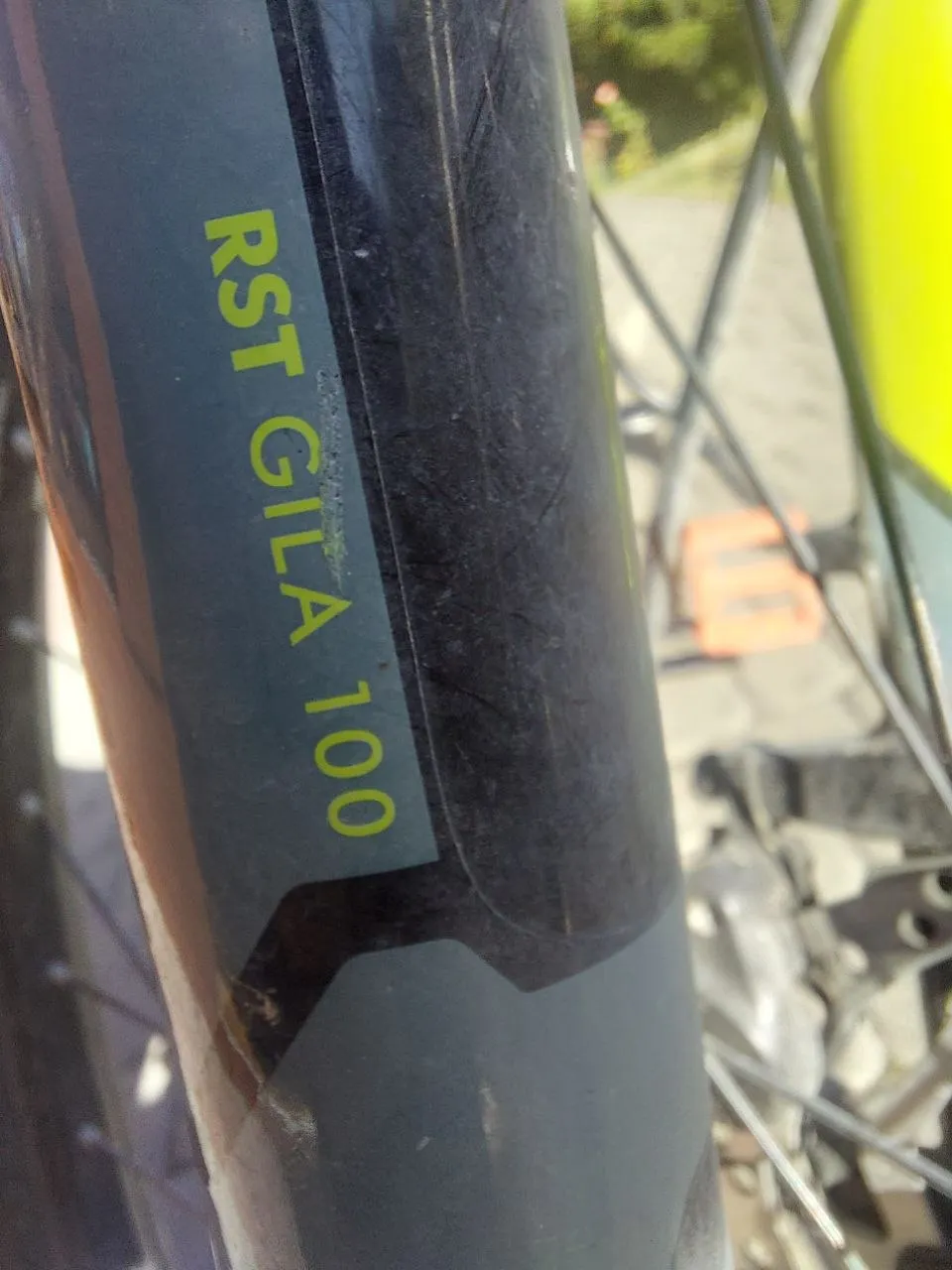 RST Gila вилка 100mm хід фото 2