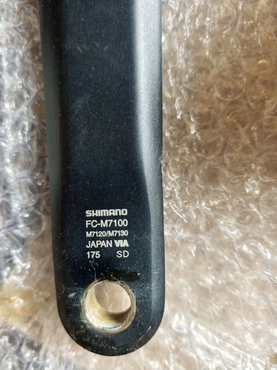Шатуни Shimano SLX 175 mm фото 6