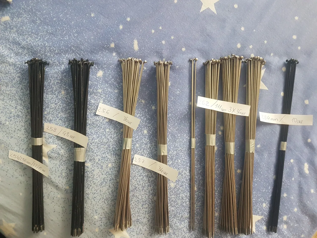 Шпиці DT Swiss Black + DT Swiss Silver Champion 2.0 + ніпельки фото 4