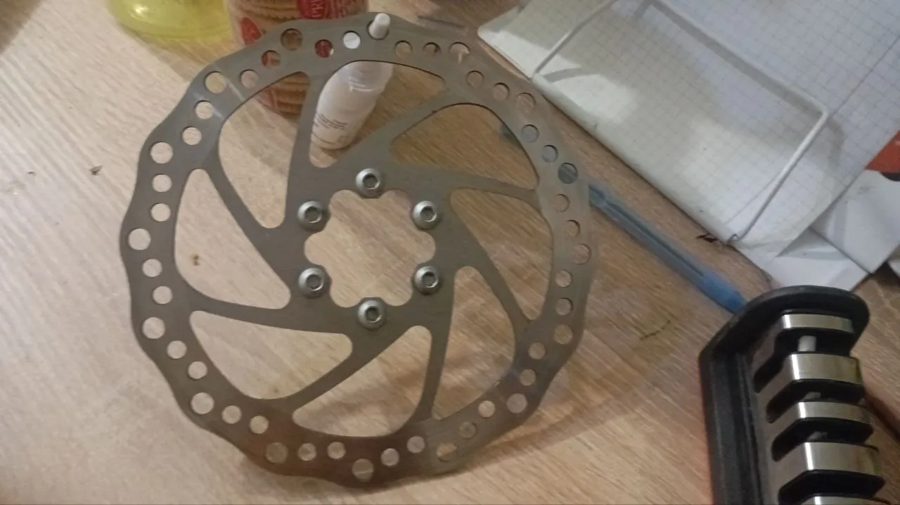 Гальмівний диск Shimano 160 мм фото 1