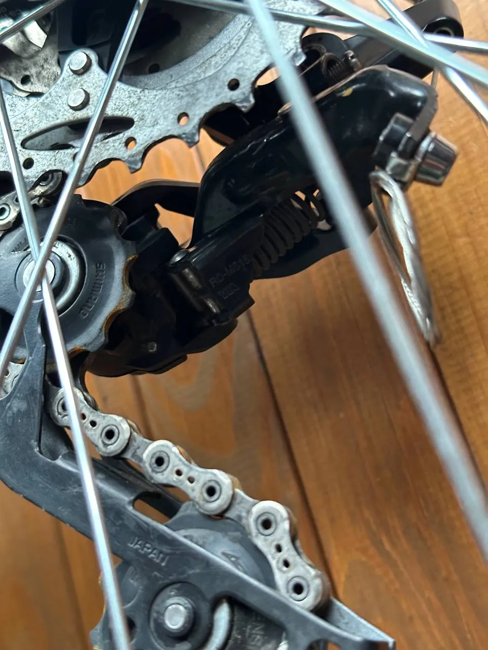 Манетка та перекидка Shimano Deore 10-speed Shadow+ фото 2