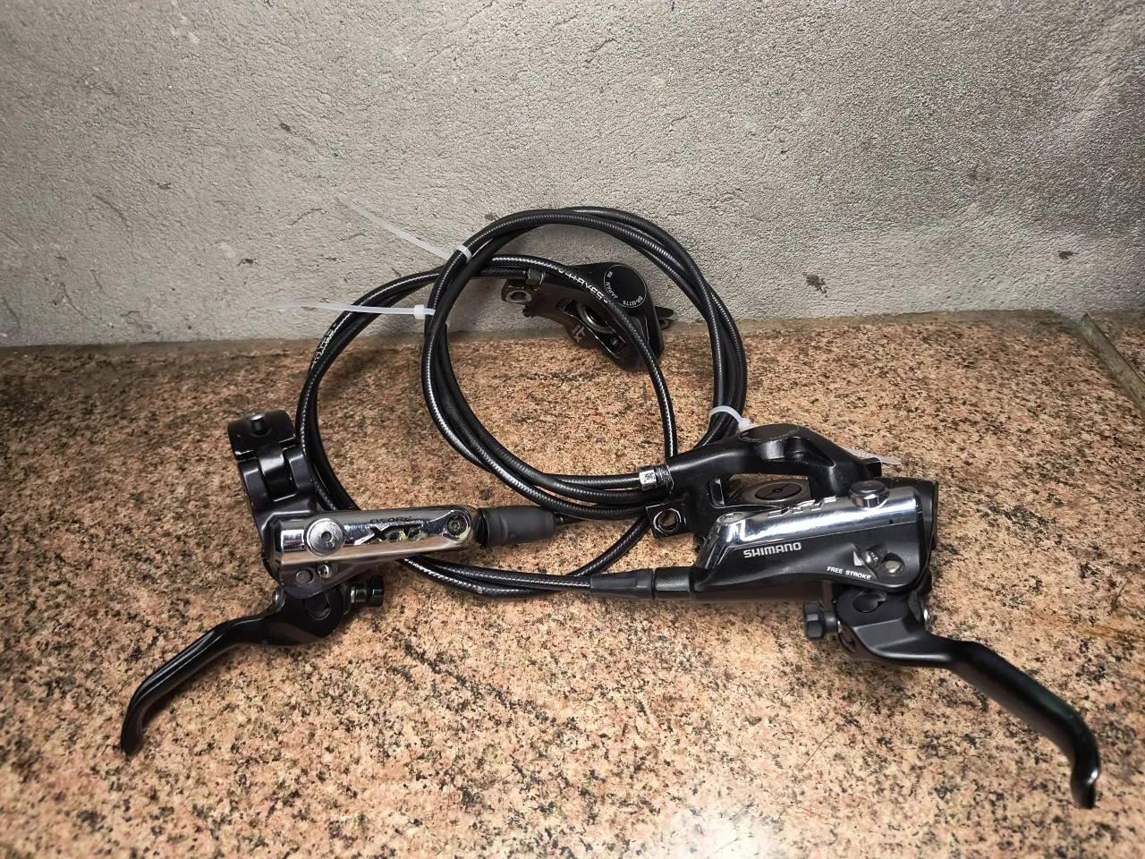 Гідравлічні гальма Shimano Deore XT + Tektro Draco фото 2