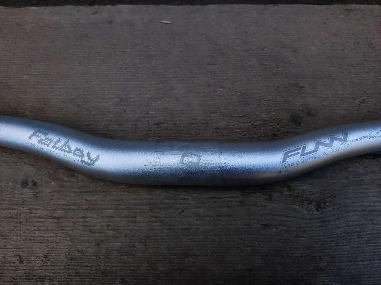 Руль Funn Fatboy Ø31.8 690mm 15 rise Blast Silver фото 2