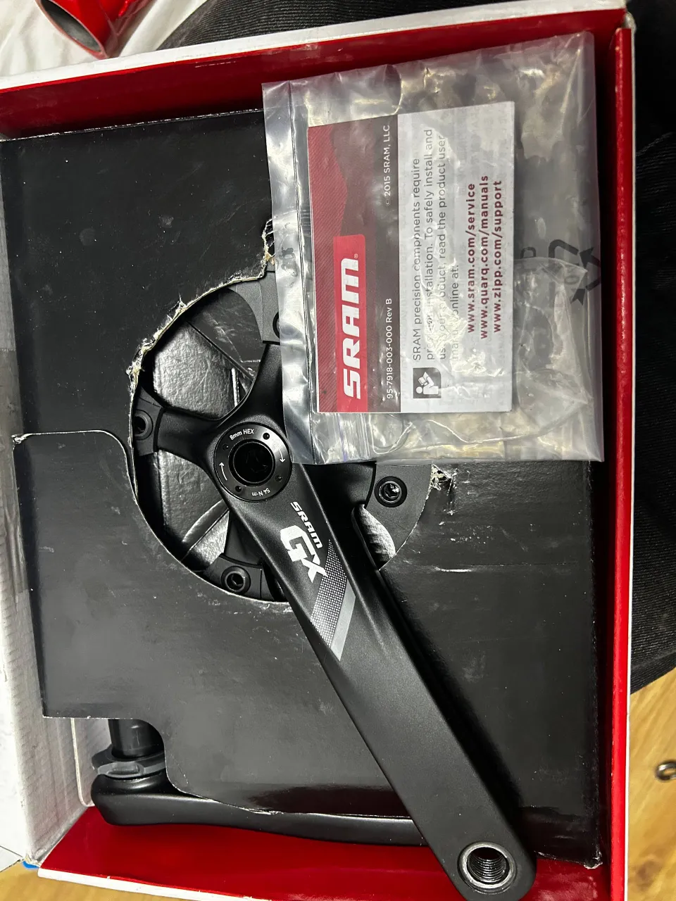 Шатуни SRAM GX 1000 BB30 170mm фото 1