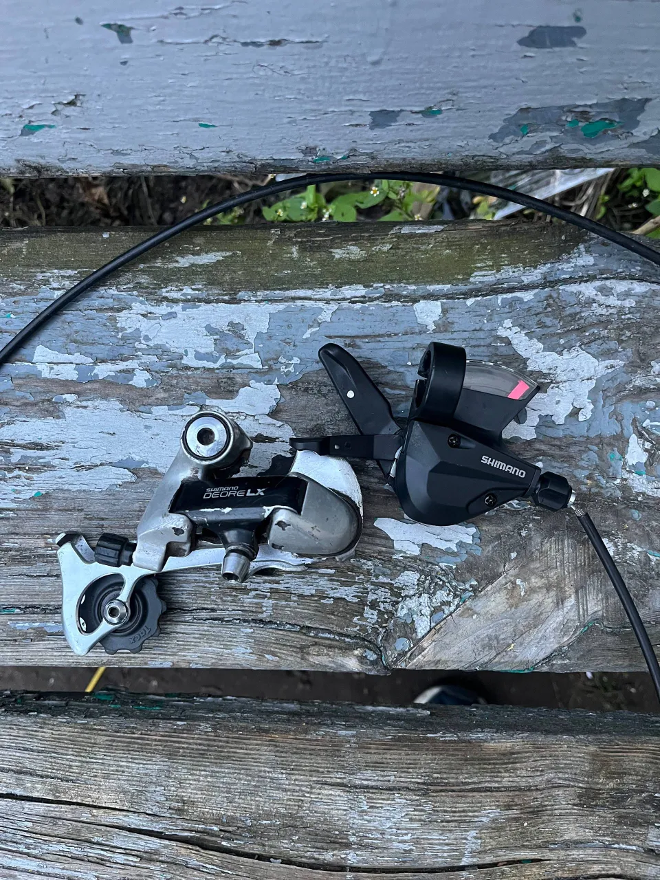 Манетка Shimano M310 + Перемикач Shimano Deore LX фото 1