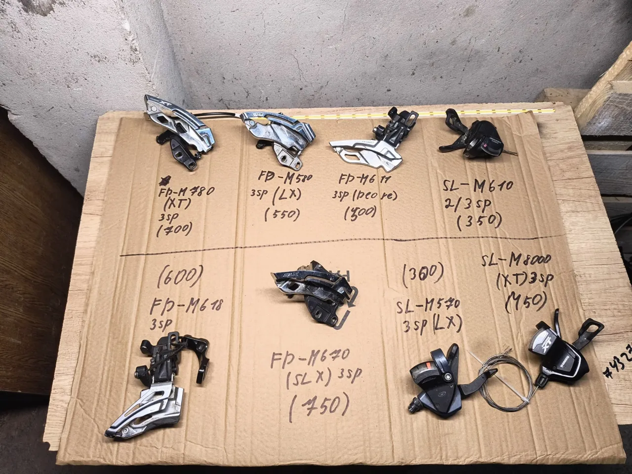 Монетки Sram 3sp + Перекидки Shimano Deore XT/SLX/LX фото 2