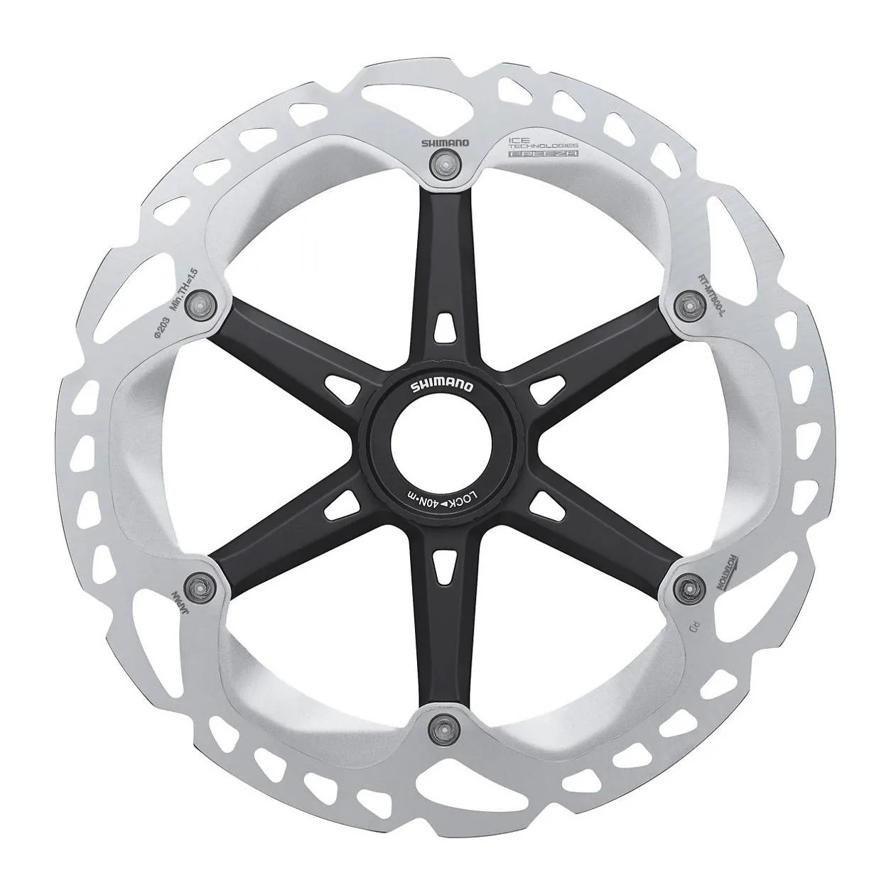 Ротори Shimano RT-MT800-L Ice Tech 203mm Centerlock фото 1