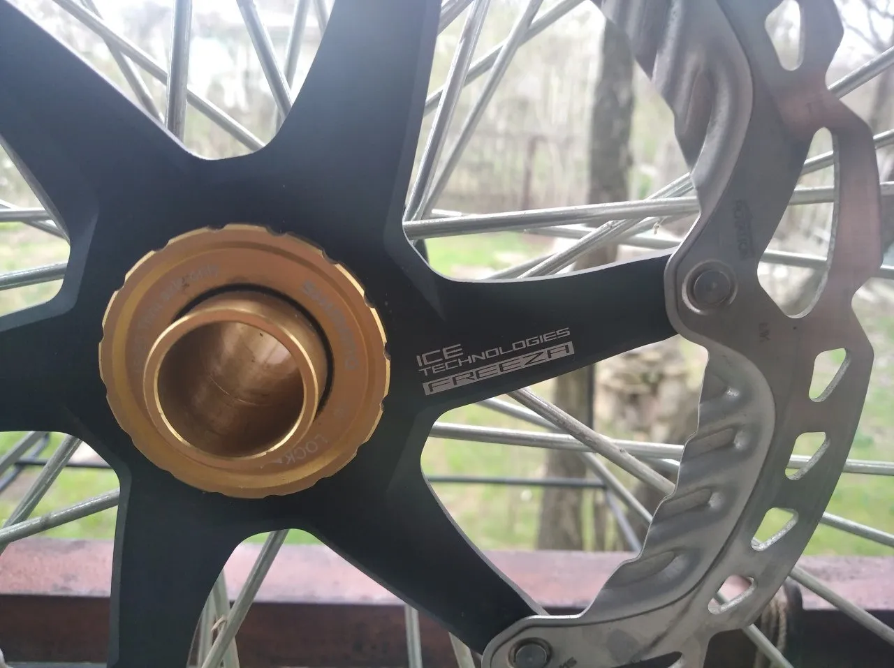 Гідравлічні гальма Shimano Saint M820 + ротори ICE TECH фото 7