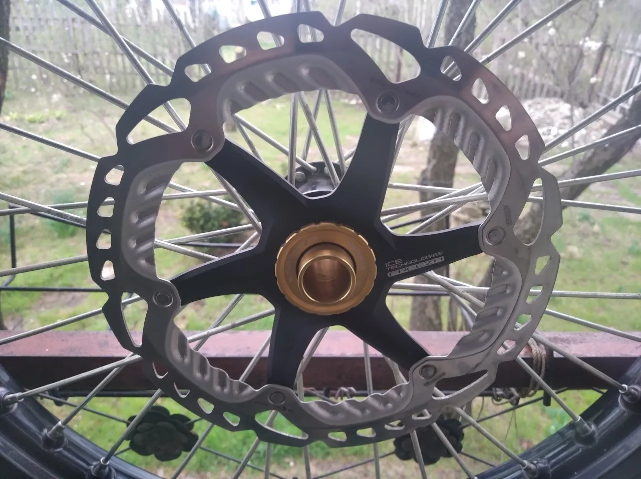 Гідравлічні гальма Shimano Saint M820 + ротори ICE TECH фото 6