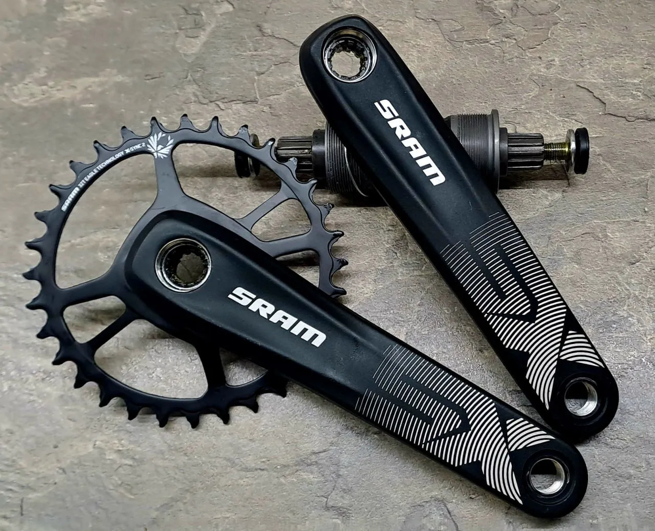 Гальма TRP Slate EVO + вилка Rock Shox JUDY Silver + шатуни Sram SX Eagle фото 3