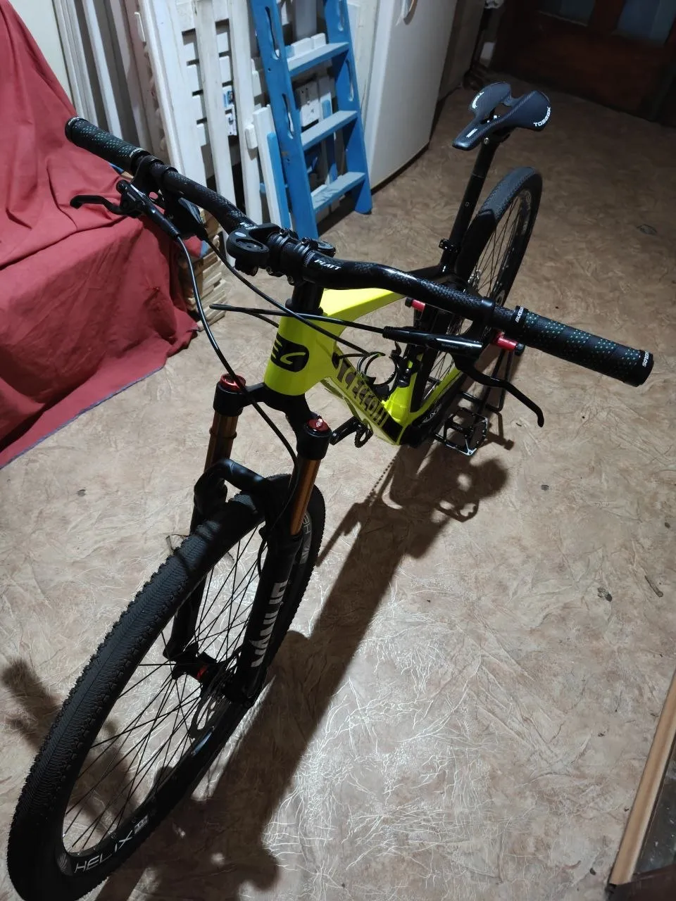 Ceccotti карбонова рама M + вилка Nanlio X7 Pro + гальма Shimano MT200 + трансмісія Deore 5100 1x11 фото 1