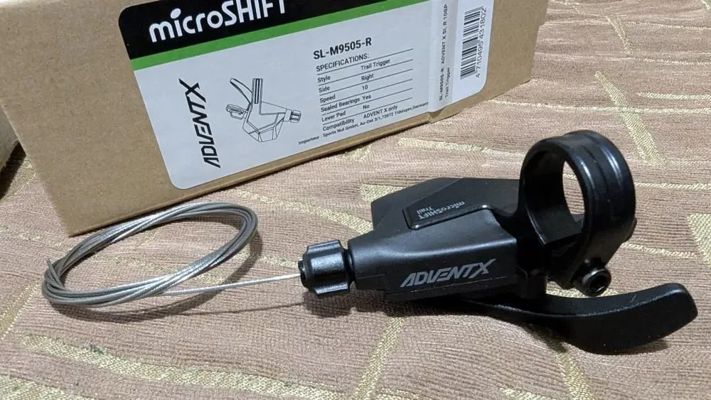 Манетка microSHIFT Advent X SL-M9505-R 10 швидкостей фото 1