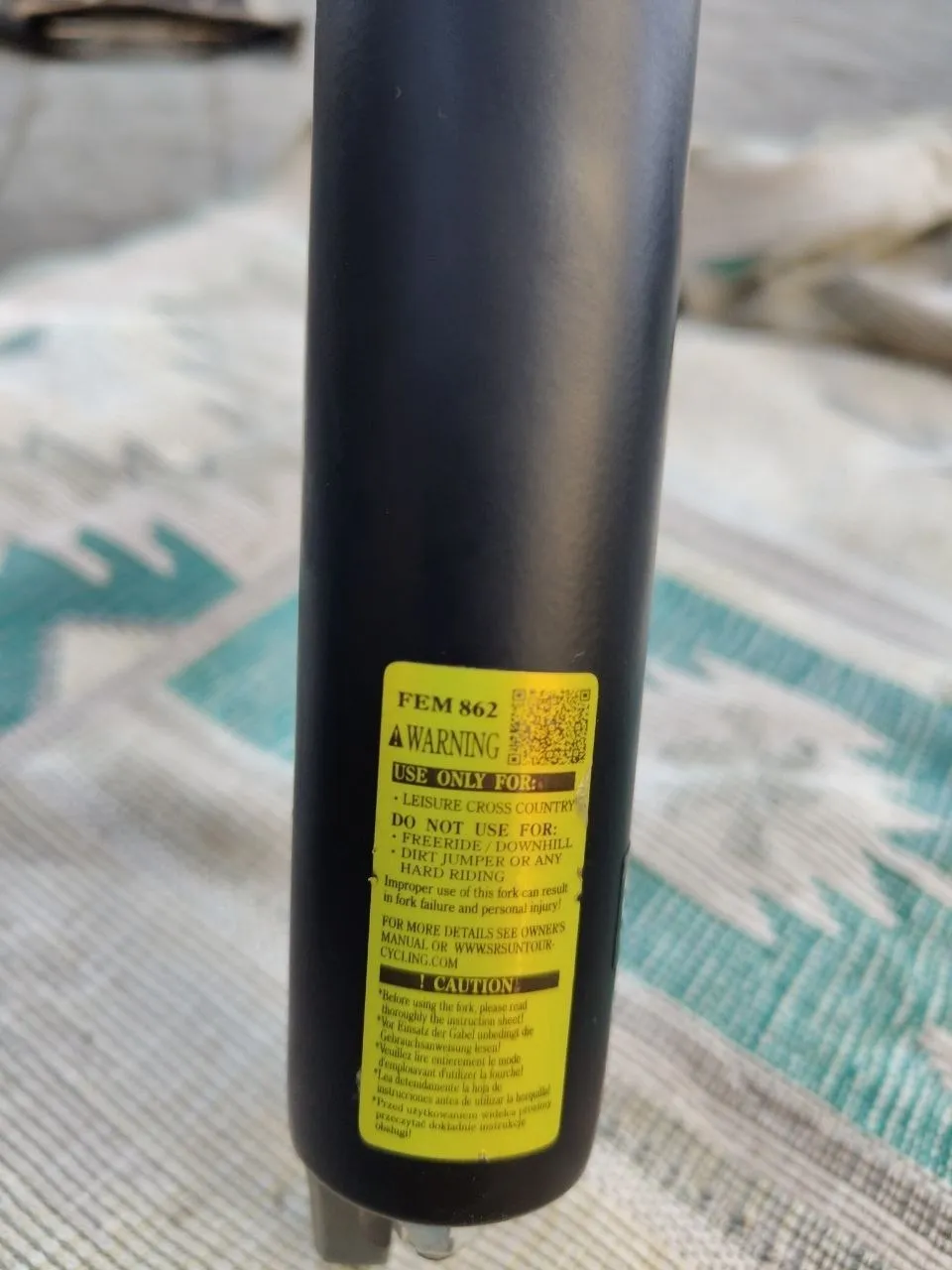 Вилка Suntour XCT 30 27.5 фото 7