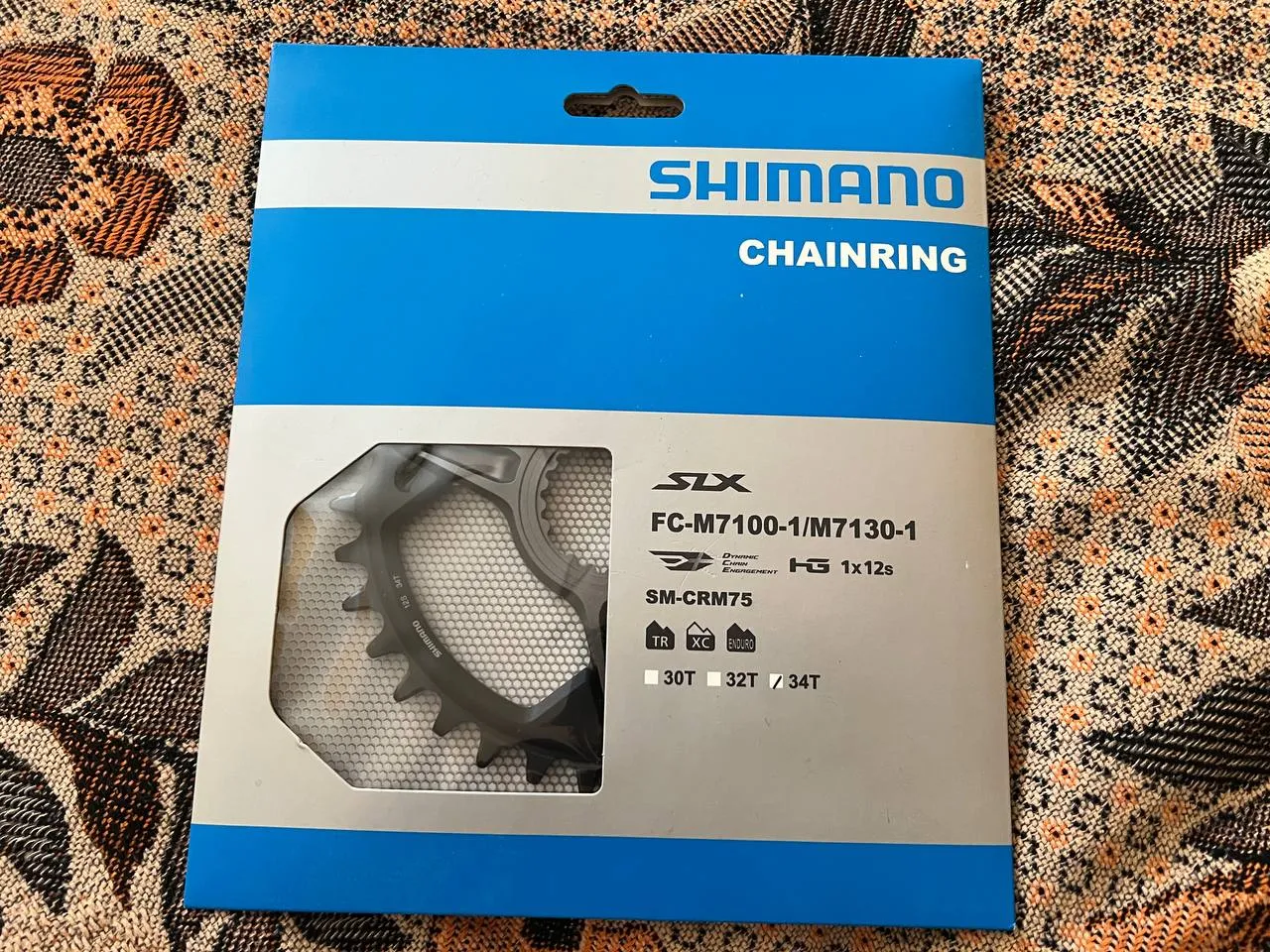 Зірка шатунів FC-M7100-1 SLX SM-CRM75 34зуб фото 1