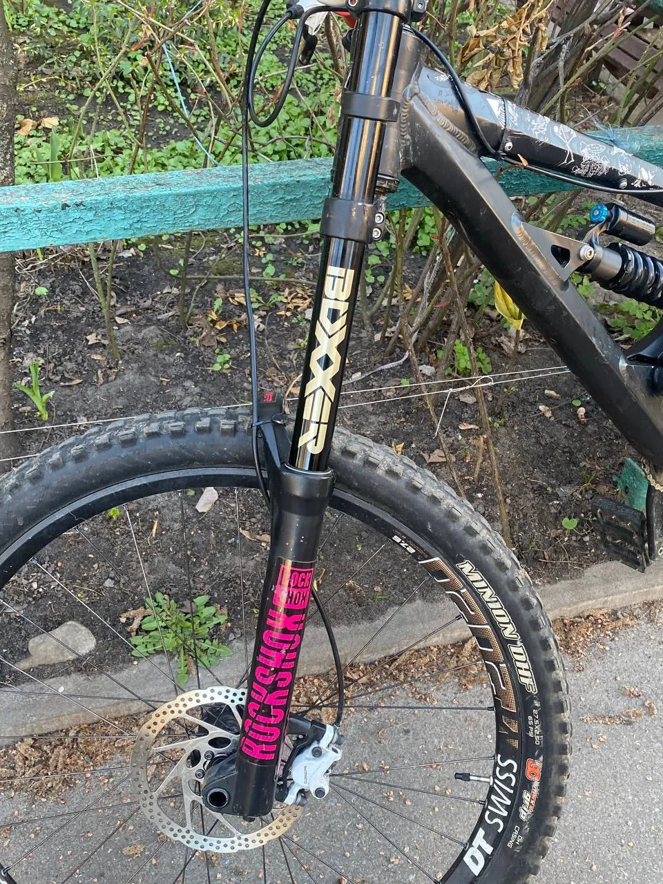 Вилка Rock Shox Boxxer 2017 на 180 мм вилку фото 4