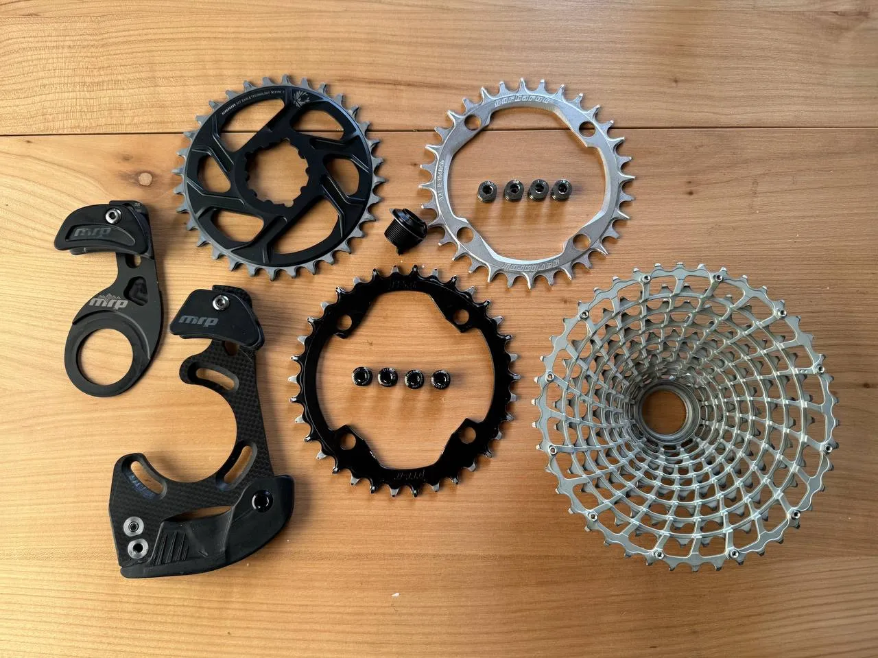 Зірка Sram + Garbaruk + заспокоювач ланцюга Mrp + бонки фото 1