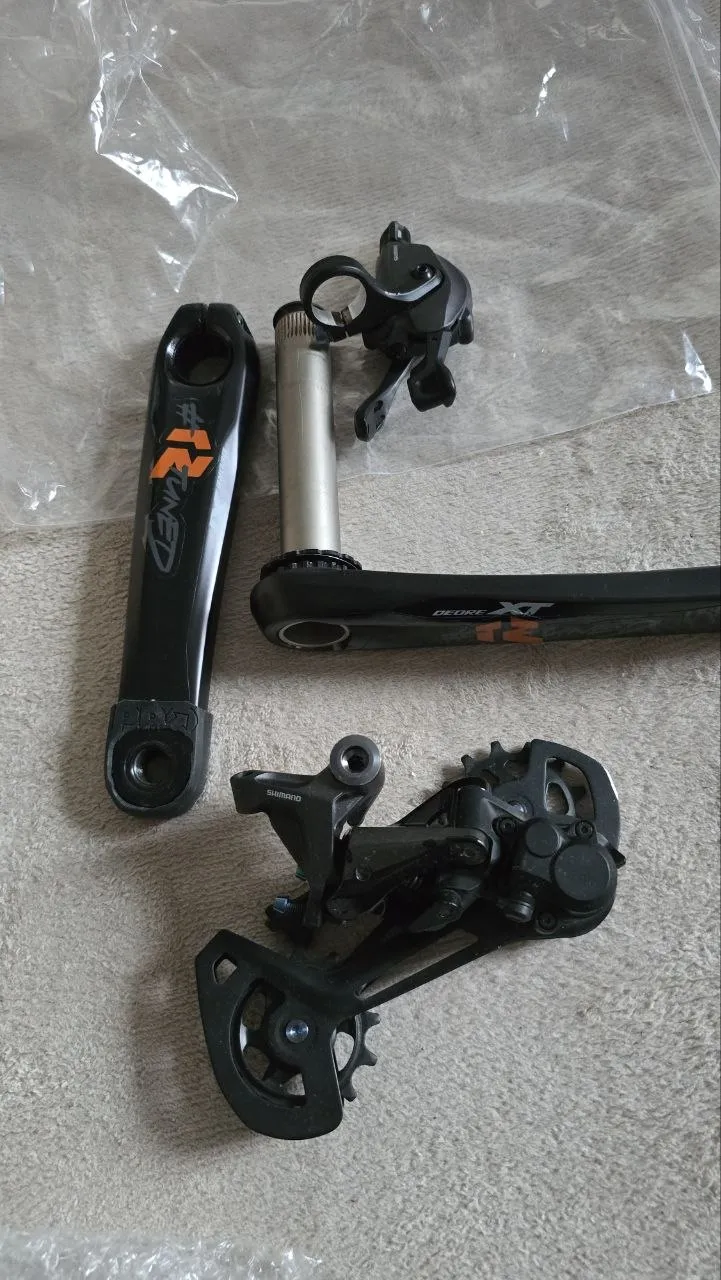 Шатуни Shimano Deore XT фото 2